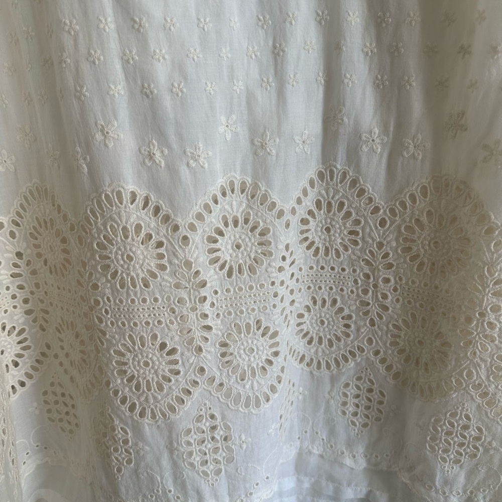 Vintage Johnny was eyelet dress beige - Picture 5 of 7